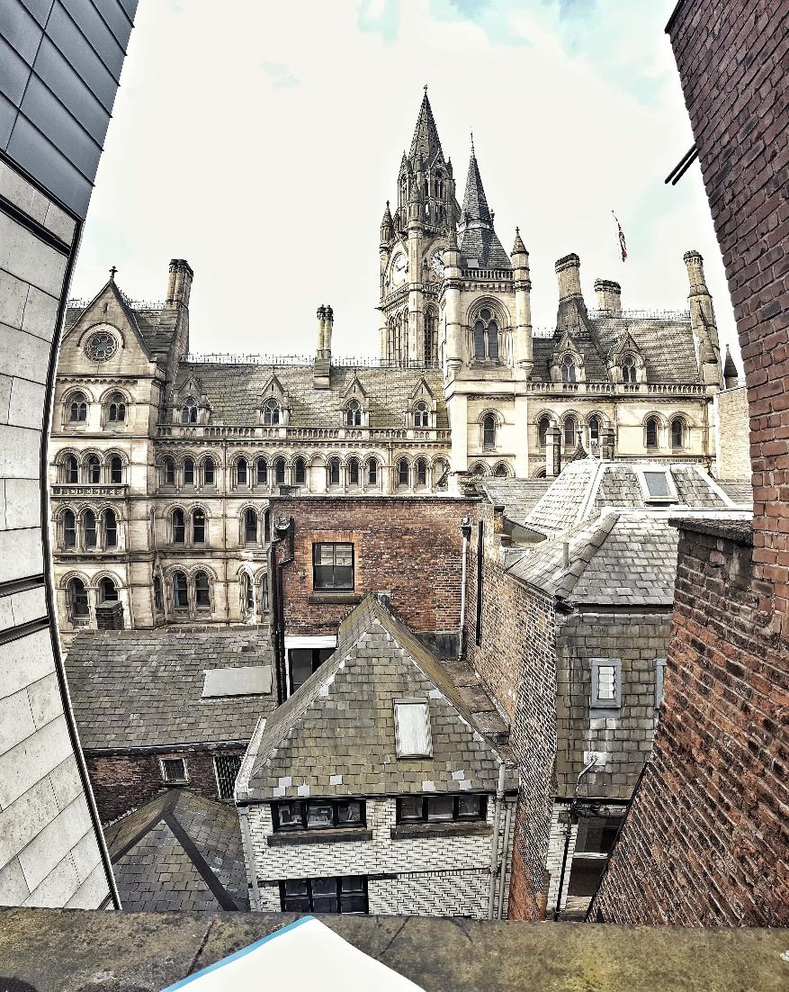 atelierhrtg's tweet photo. A beautiful view of the town hall from one of our sites in City Centre #Manchester. Thanks Mark! #siteviews https://t.co/2wlMGWXaio
