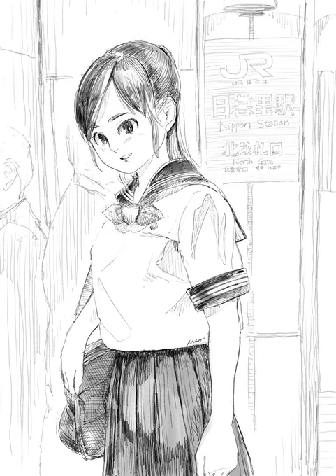 夏服は良いものです、らくがきさん。 