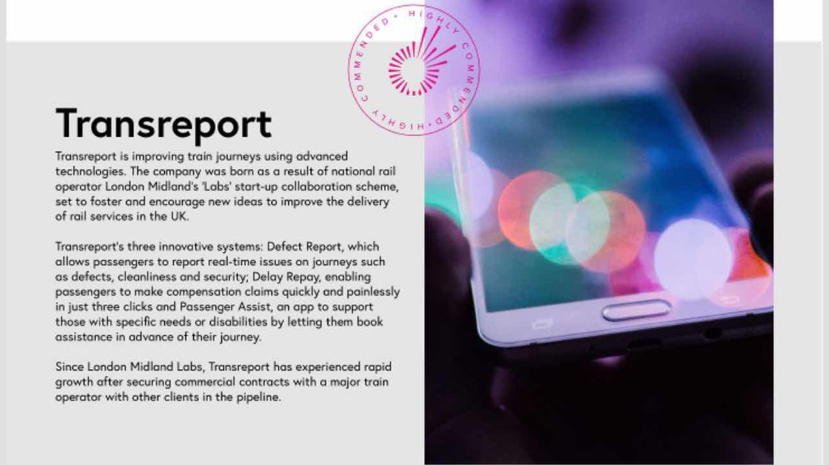 TransreportUK's tweet photo. Excited to announce that we've been selected as one of the 50 most forward-thinking businesses in this year's @innovation_50 Report! https://t.co/ZaKLxgDAuw