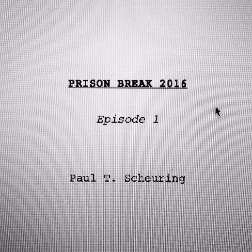 scofieldispunk's tweet photo. #prisonbreak #fox #paulscheuring https://t.co/LofAUrBOKM