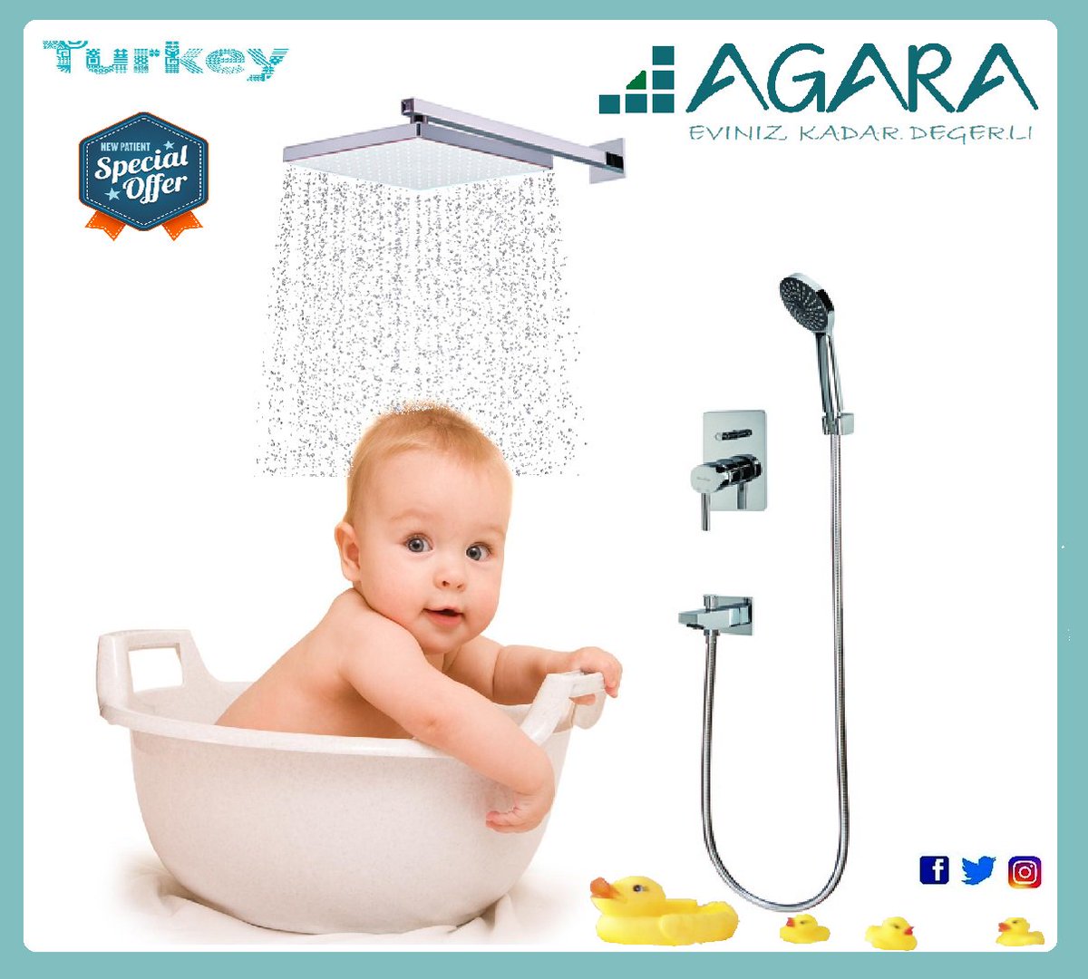 #agara #armatür #agr #musluk #ankastreduşseti #duşsistemi #sıvaaltıset #kaliteliduşseti #estetik #bathroomdesing #livingbathrooms #değerli
