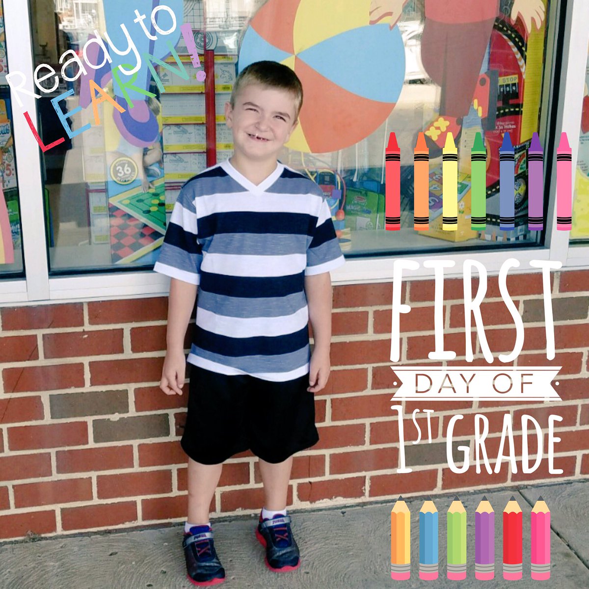 Casey_Lee3's tweet photo. Hayden's 1st day of First Grade! 📓✏️📚🖍 #fox29backtoschool #fox29goodday @FOX29philly https://t.co/OmxFxSAOkf