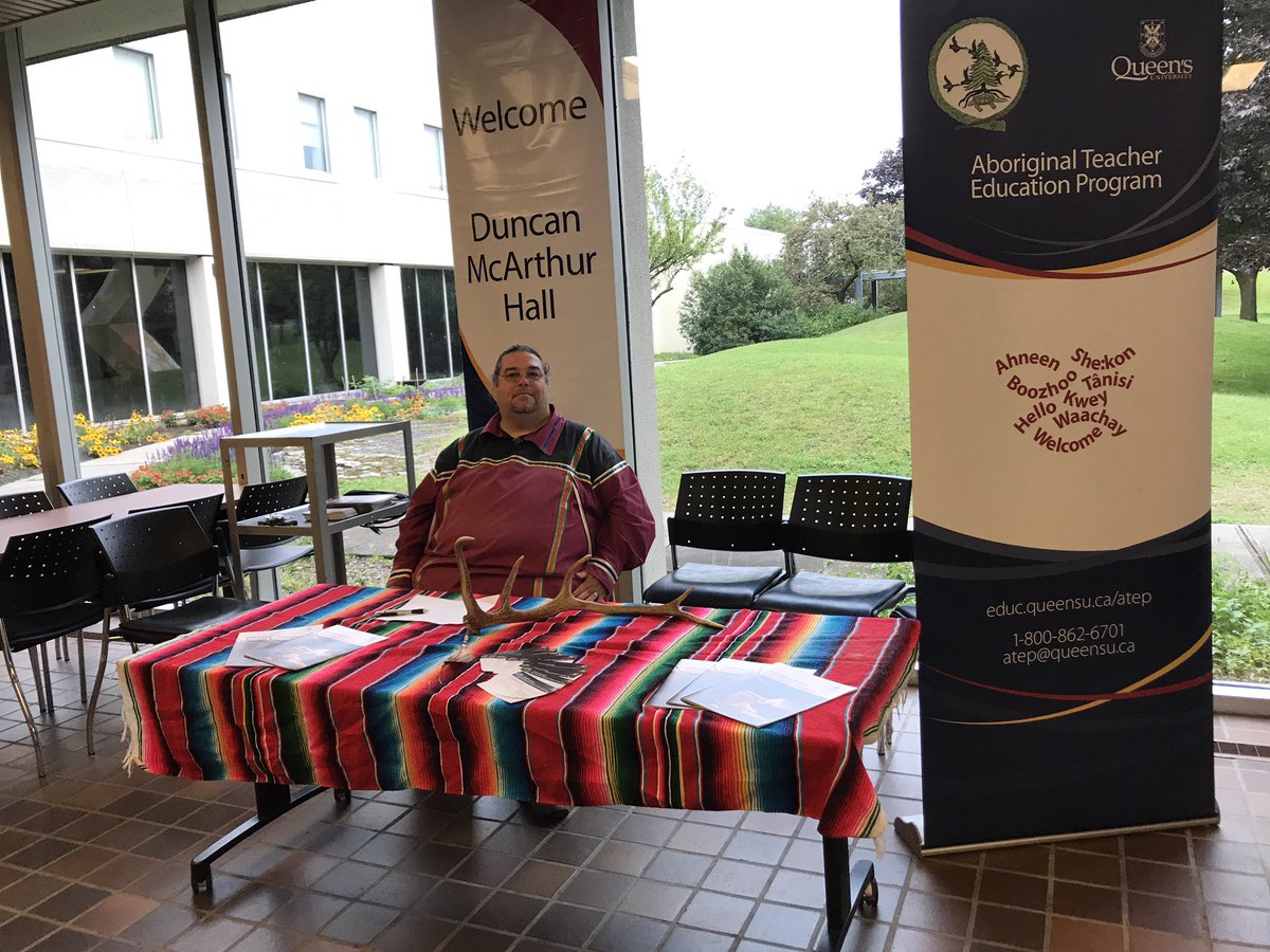QueensEduc's tweet photo. We are ready for you #queensbed2018 - stop by @ATEPQueens booth and say hi to Paul! https://t.co/hMPgoVBeNF