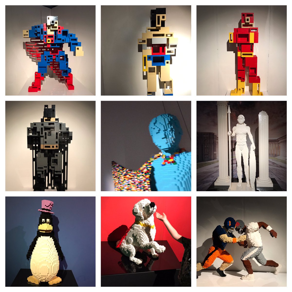 MarcusLeathwood's tweet photo. Photos from #artofbricks #lego #DCComics #london https://t.co/1y30cANjq1