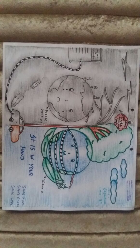 ioclhp's tweet photo. Painting competition for children was organised at schools by HP based LPG distributors to promote #SaveEnergy campaign.#SaveFuelSaveEarth https://t.co/FtFaU5dyh7