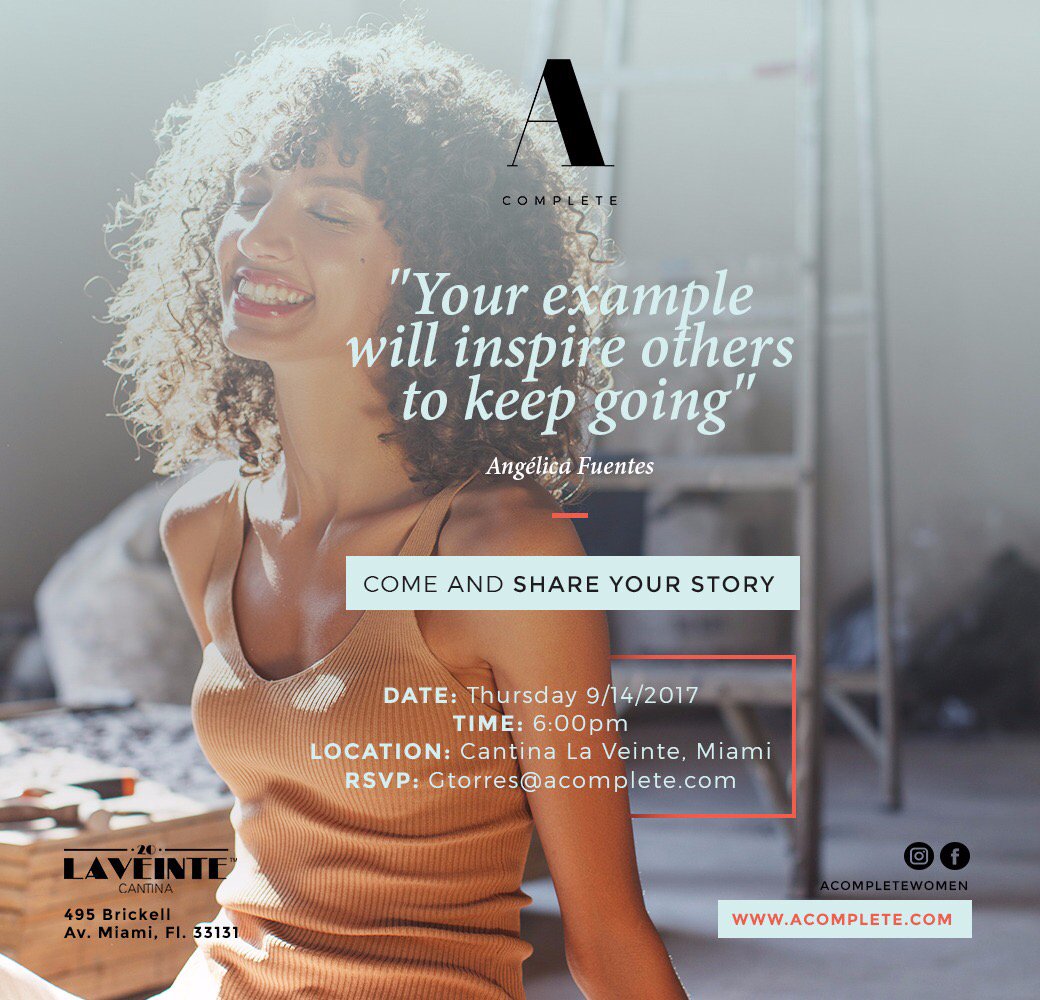 CompleteJourney's tweet photo. Share your story! Do not miss the first event of #AcompleteJourney. Please RSVP. https://t.co/G7knA4e84Q