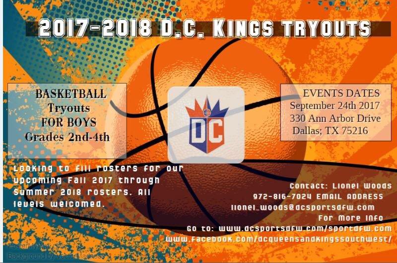 Dc Sports Worldwide on Twitter "Dc Kings Try outs. coach Lionel
