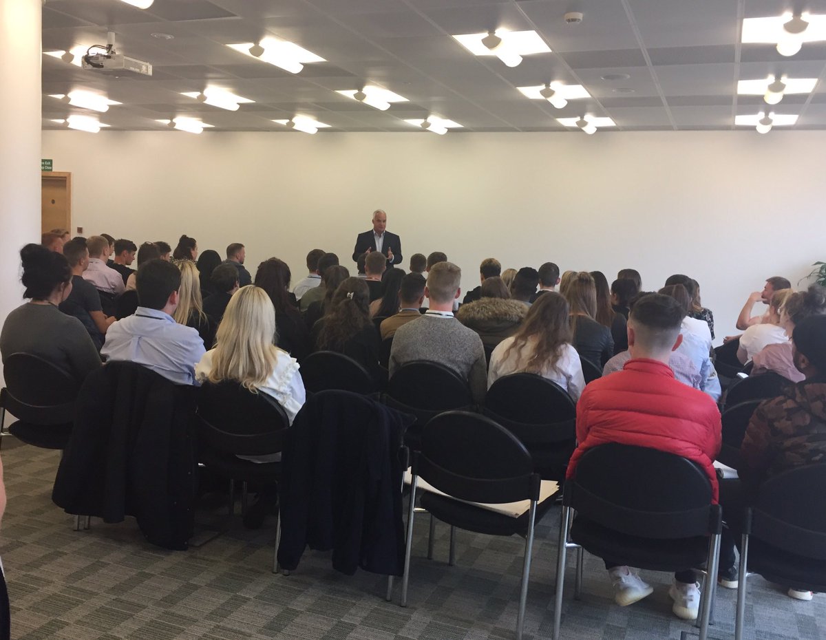 GillJ26's tweet photo. Brilliant to hear @AlanLaing1 talking to our new apprentices about their exciting journey ahead! @sageuk #sageapprentice #lifeatsage https://t.co/BuKNitz7OO