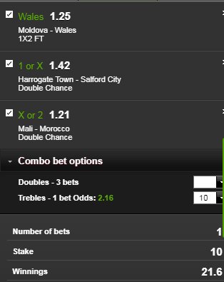 This is our bet for today. Good luck to everyone involved!