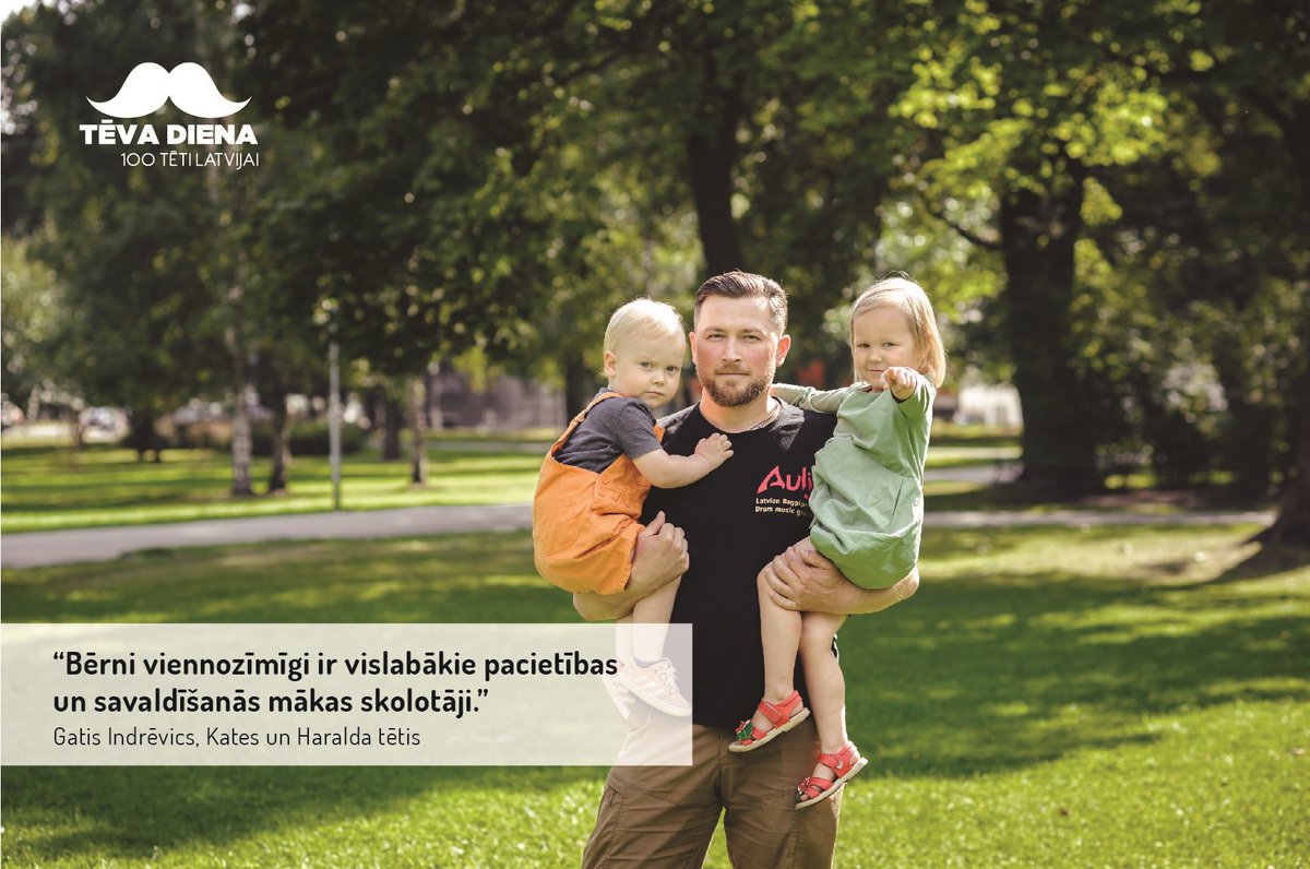 LatvijaiSimts's tweet photo. Tēvu atziņas un stiprinošus vārdus no tēta tētim akcijā #100tetiLatvijai apkopo @MammamunTetiem. #LV100 #TevaDienaKatruDienu https://t.co/U8PZhUI7s7