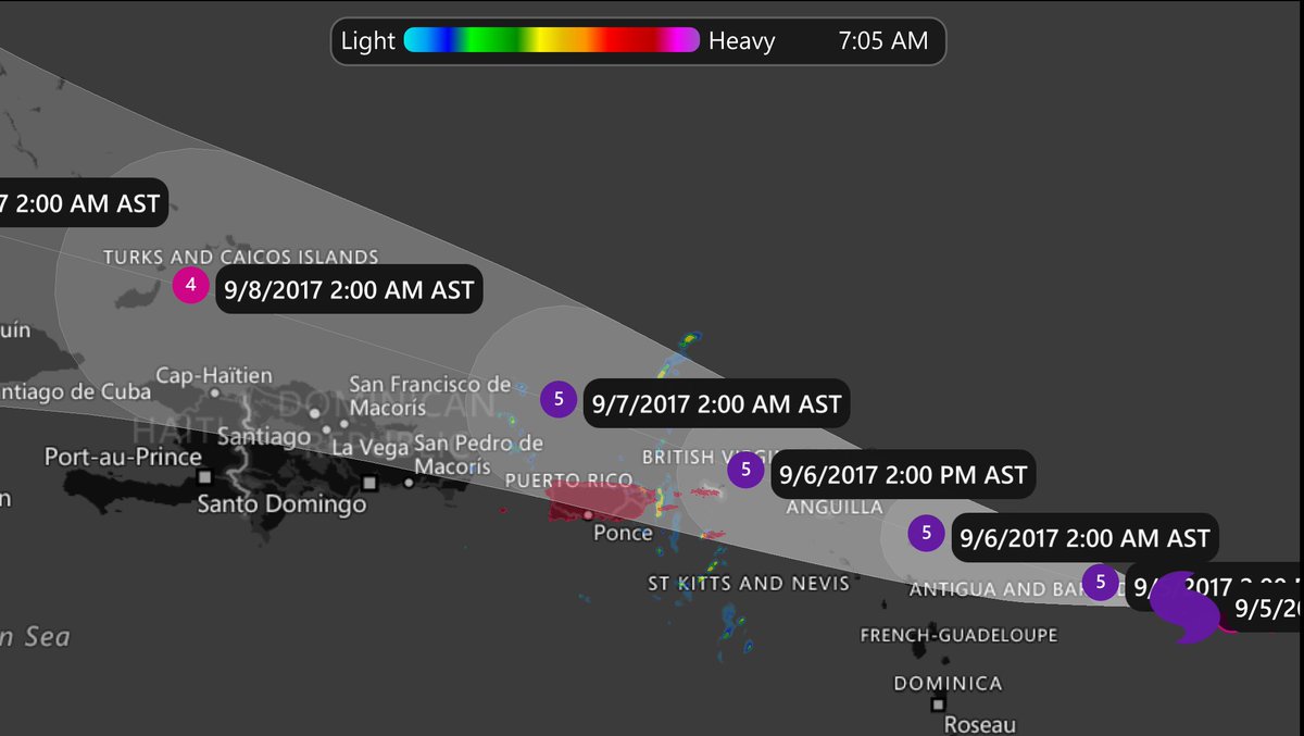 ALERTA !!!! Huracán Irma aumenta a categoría 5ALERT !!!! Hurricane Irma ascends to category 5