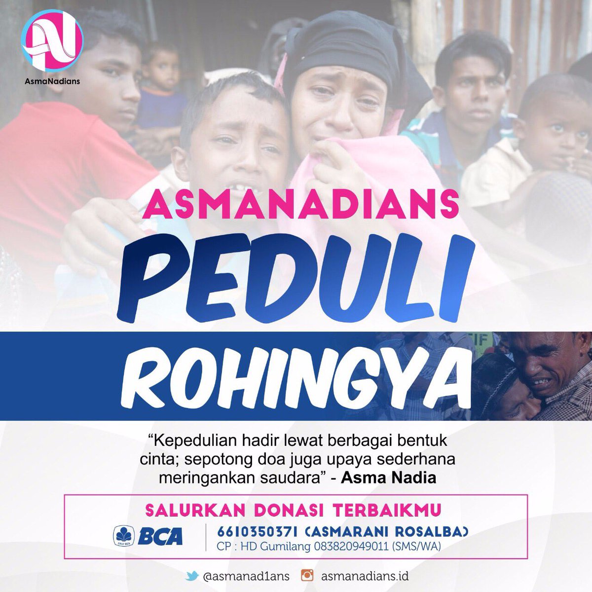 Peduli Rohingya, silakan yang ingin menitipkan tanda cinta bagi saudara2 kita di sana🙏