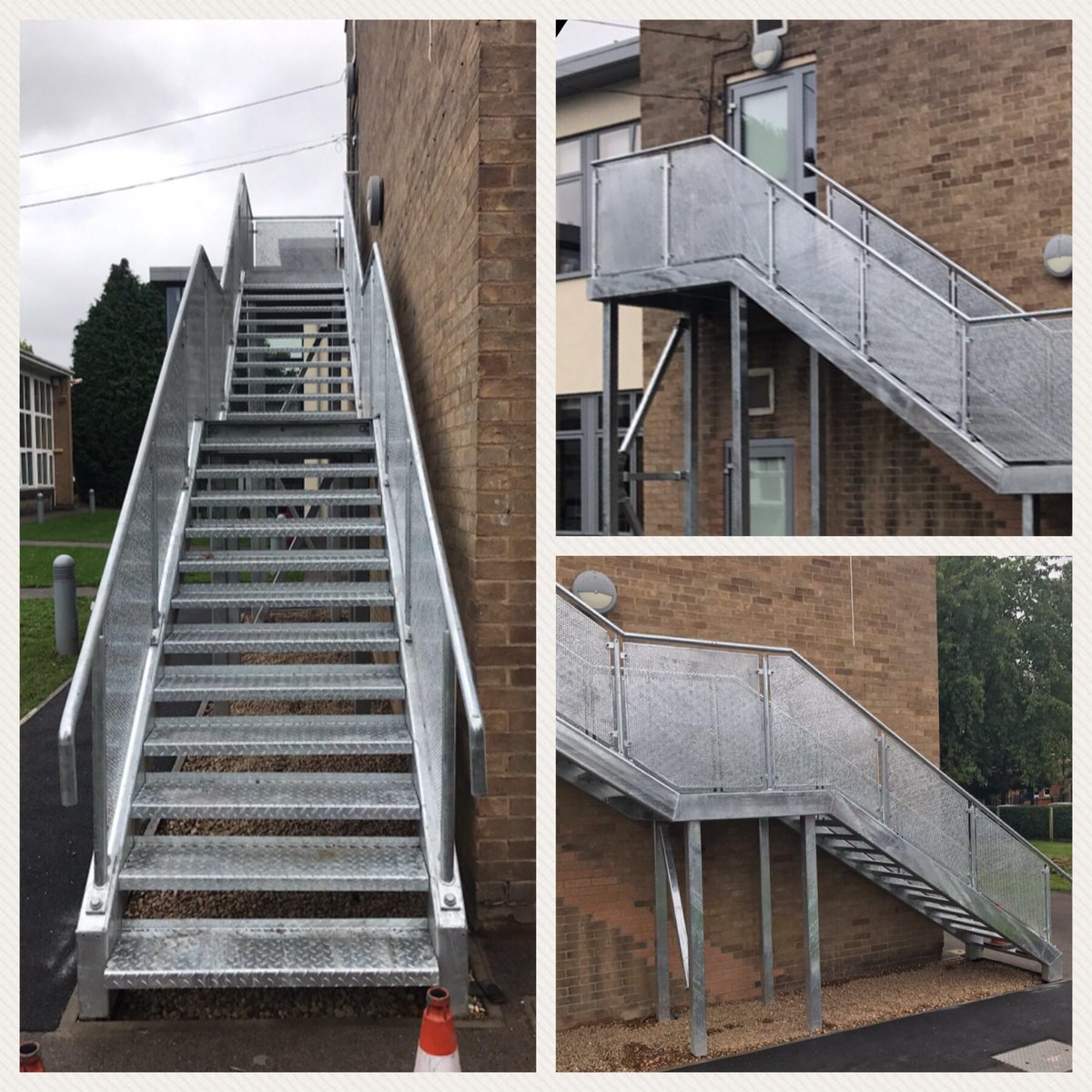 GWH_FABRICATION's tweet photo. Fire escape recently supplied and Installed by GWH Fabrications Ltd  
#FABRICATIONS #CeMarked https://t.co/1FxCVU1HSy