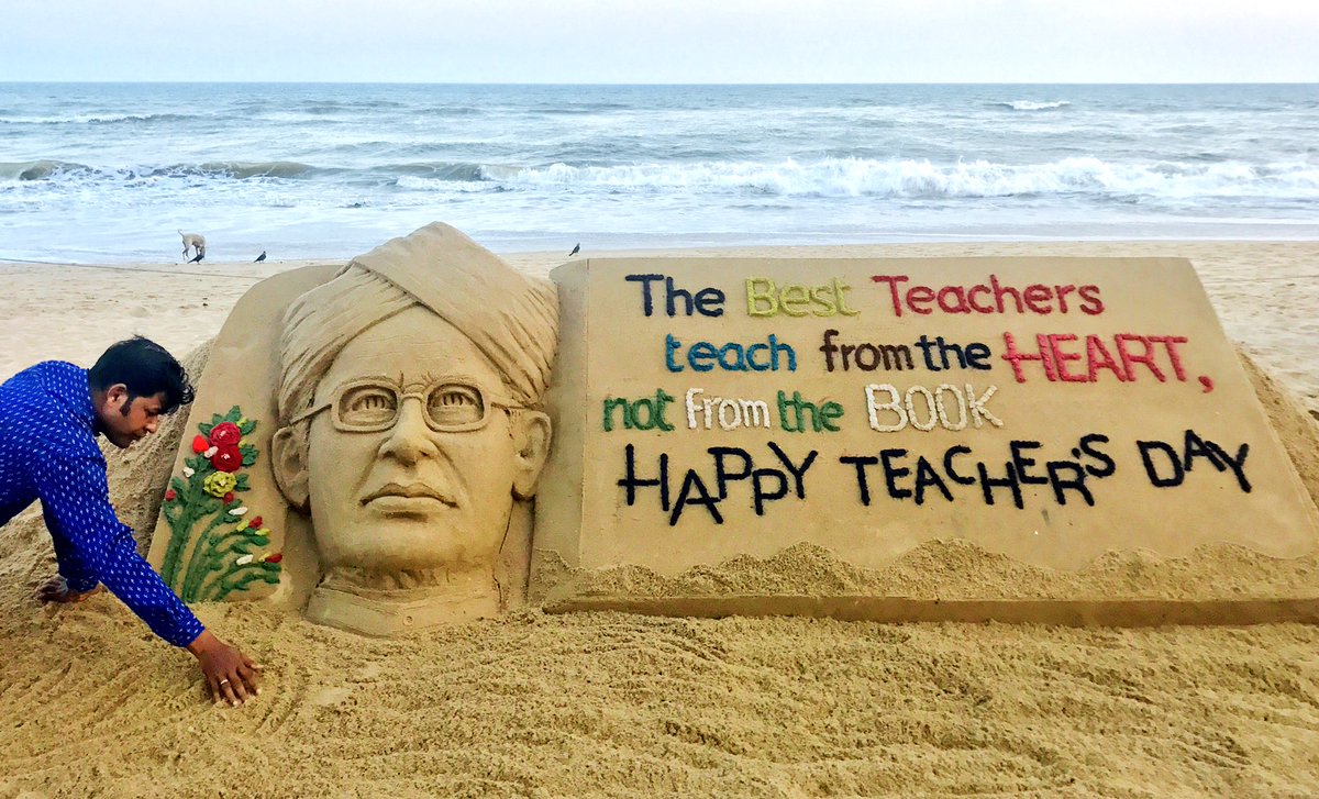 The best teachers teach from the heart not from the book #HappyTeachersDay