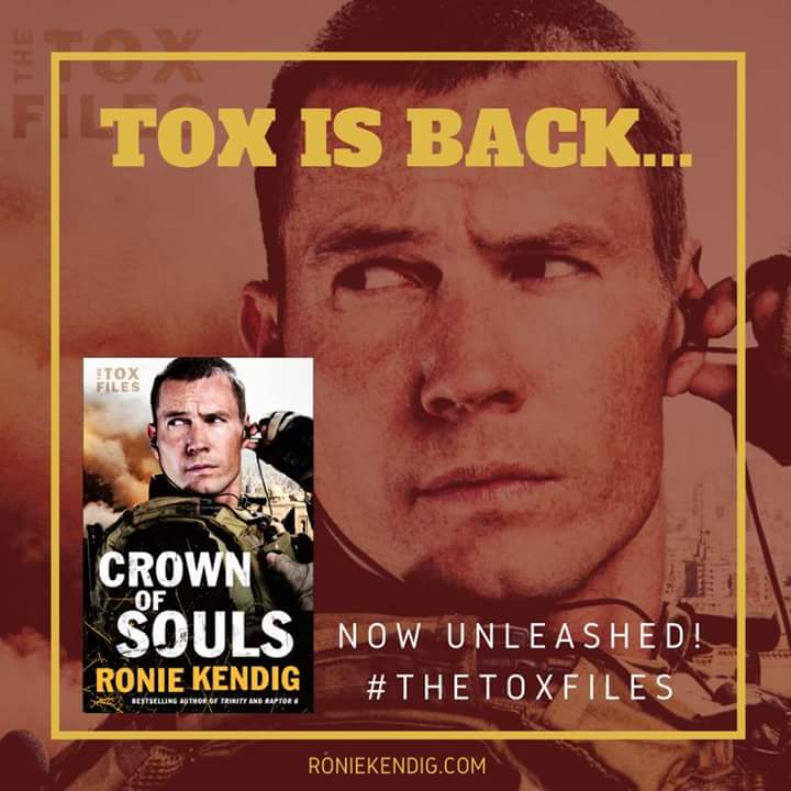 cswiarda's tweet photo. It's launch day! Make sure you get your copy of #CrownofSouls! #toxfiles #roniekendig https://t.co/WzbeuHvGo1 https://t.co/eDocGA60YW