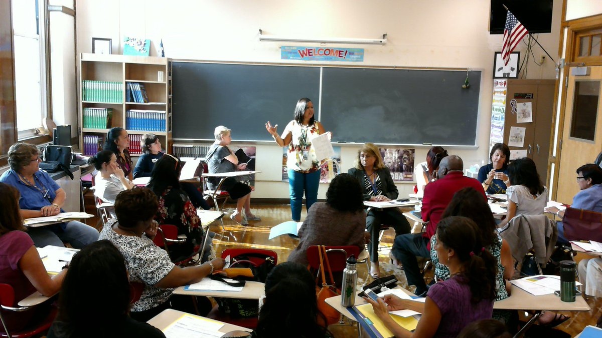 Foreign Language Teachers reviewing Curriculum Maps with <a href="/ChasBeato/">Chastity Beato</a>