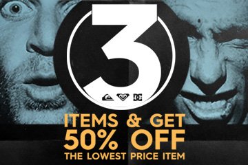 Buy 3 &amp; Take 50% Off The Cheapest *New Arrivals Only. T&amp;C's Apply.  boardriders.co.za/new-arrivals?u…