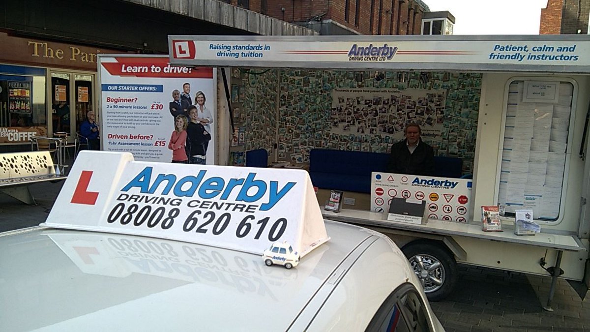 AnderbyDriving's tweet photo. Try your hand at a Mock #TheoryTest (questions &amp; hazard perception clips) - visit me in the Bull Ring #Grimsby today until 4 #GrimsbyisGreat https://t.co/dE6fRpbO0J