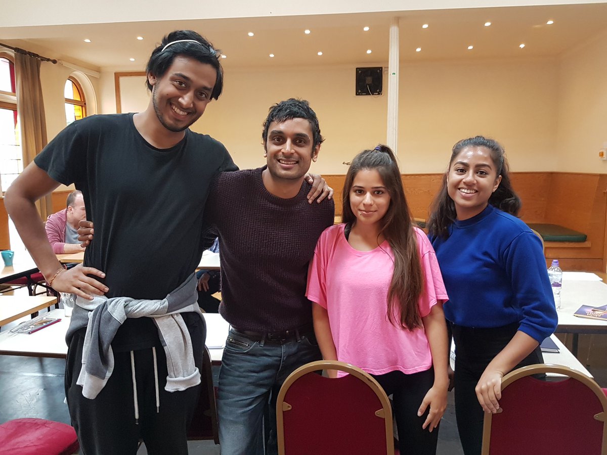 BhucharBvrd's tweet photo. At a meet&amp;greet for #ChildoftheDivide seeing #modelbox #cast @nyla_levy @KaranGill94 @emily_aboud &amp; rest of the team who are twitterless! https://t.co/ukOo7SMfgM