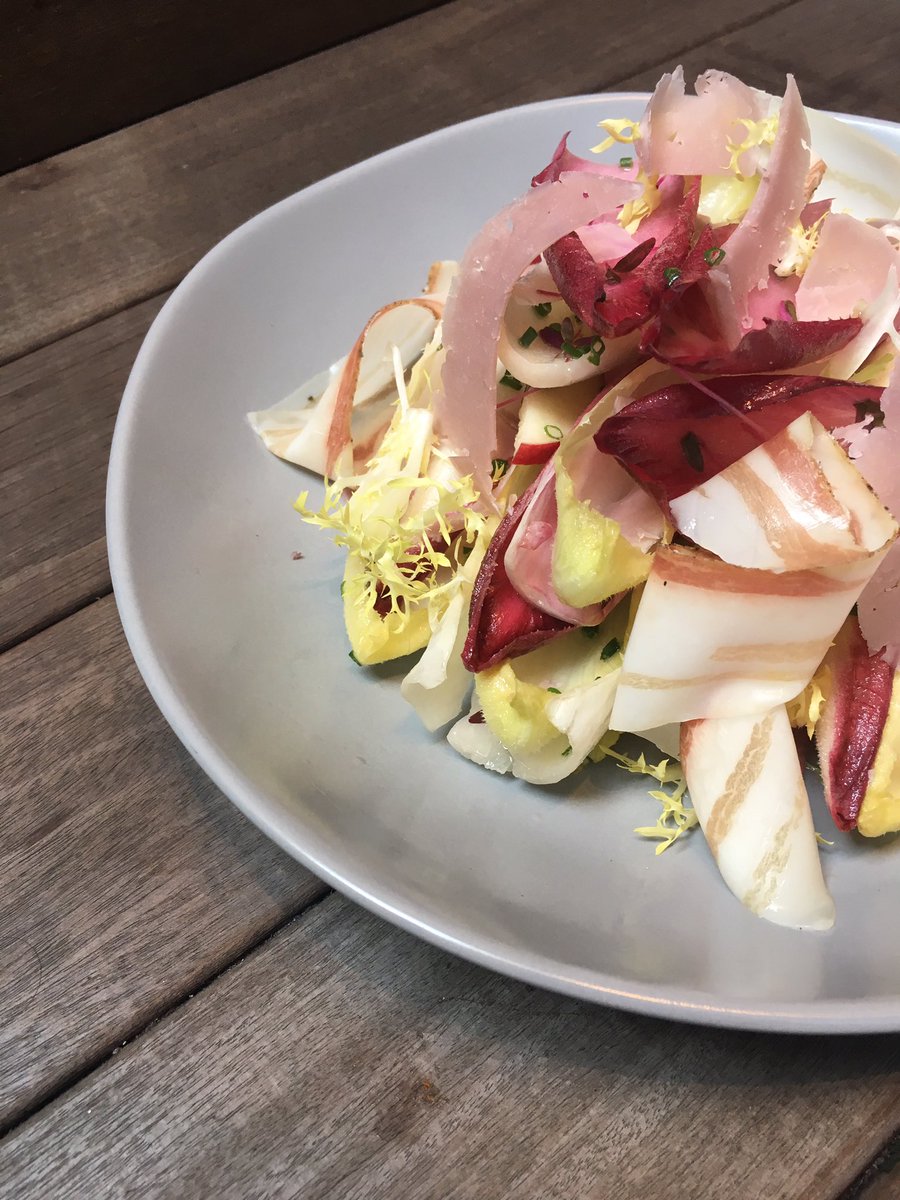 AureoleNY's tweet image. New #Septembermenu launches today! Join us for lunch to try our new #seasonal dishes, including this Endive Salad with drunken goat cheese