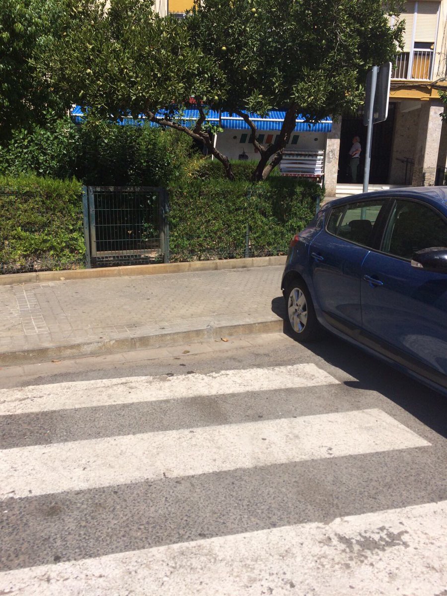 ANAMORANTE17's tweet photo. @Ayto_Sevilla solicitó rebajen escalones de la calle Manuel Arellano n42 esquina con la pizzería pizzicato para persona d movilidad reducida https://t.co/t3ktE2nzBt