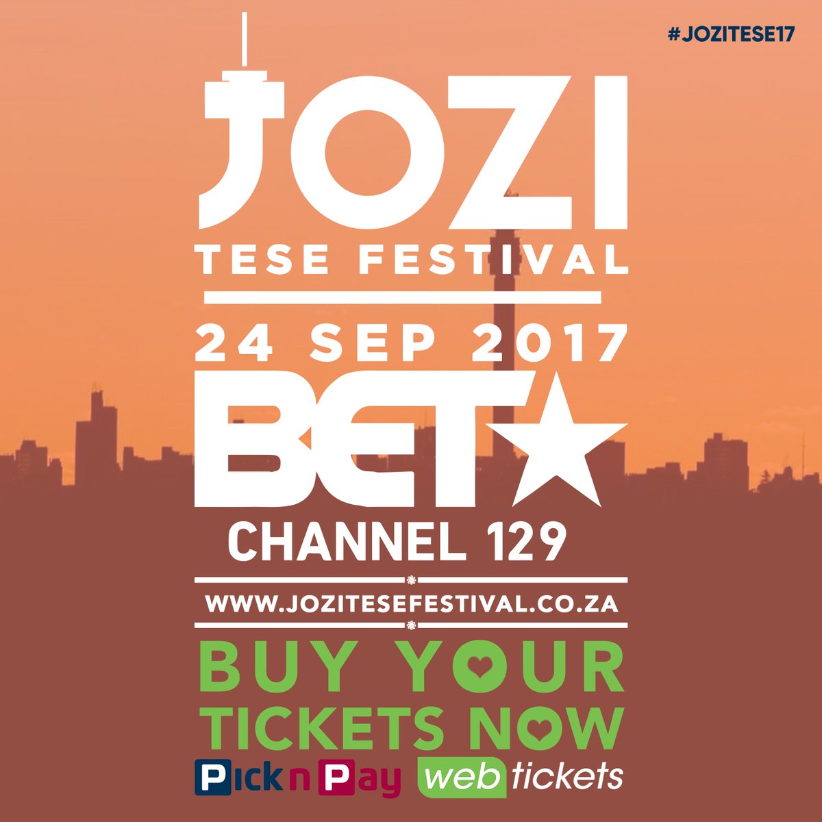 Book online or pay in store.
There are only 19 days left so hurry to avoid disappointment.
#jozitese17 🌞 let's have some fun in the sun.