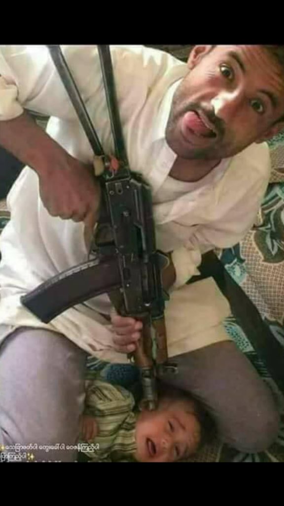 wonghtun's tweet photo. @DemocVoiceBurma Real situations in Burma. Muslim terrorists killed innocent baby and raped mother . https://t.co/Fd5Sy9PCGo