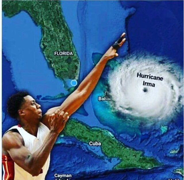 IRIE's tweet image. we gone need my bro @youngwhiteside to show up for the #IrmaBLOCKParty #IssaCat5