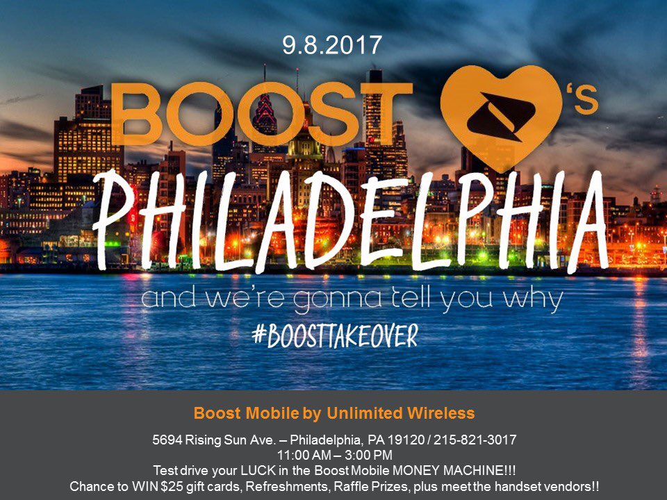 uwphilly215's tweet image. This Friday!! #BoostTakeover 🎉💸🎁🍕 @boostmobile @chula85 @BDP_Mike @mitchell_penn @marielam1981 @nelsonpagan1133 @msmartinez215 @vtruongcao