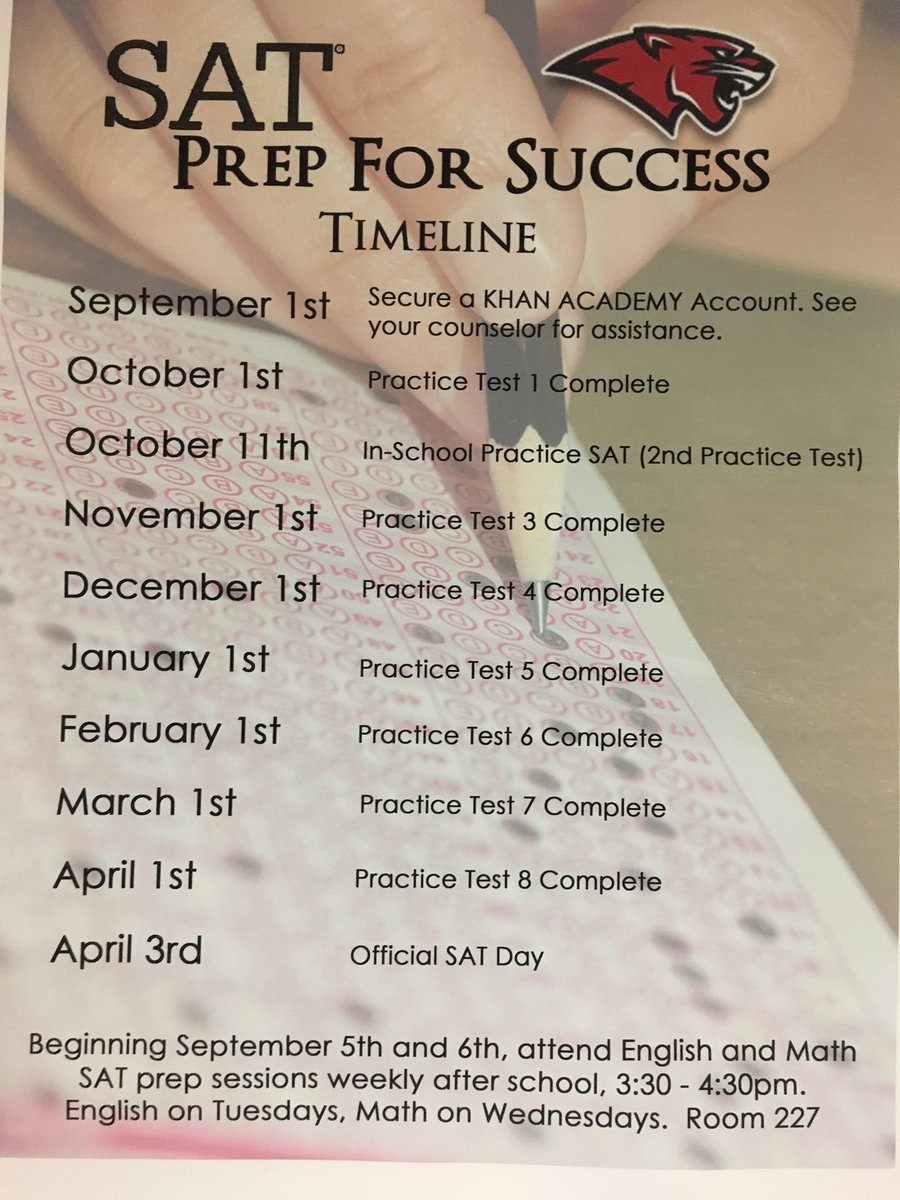 chsmospeech's tweet photo. Sophomores and Juniors: SAT after school test prep starts today!! #SATprep @ConantCougars https://t.co/pJb7ijwP4h