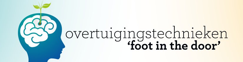 In een serie lichten we verschillende overtuigingstechnieken voor je uit. Deze keer: de Foot-in-the-door-techniek > blog.kempencommunicatie.nl/je-voet-tussen…