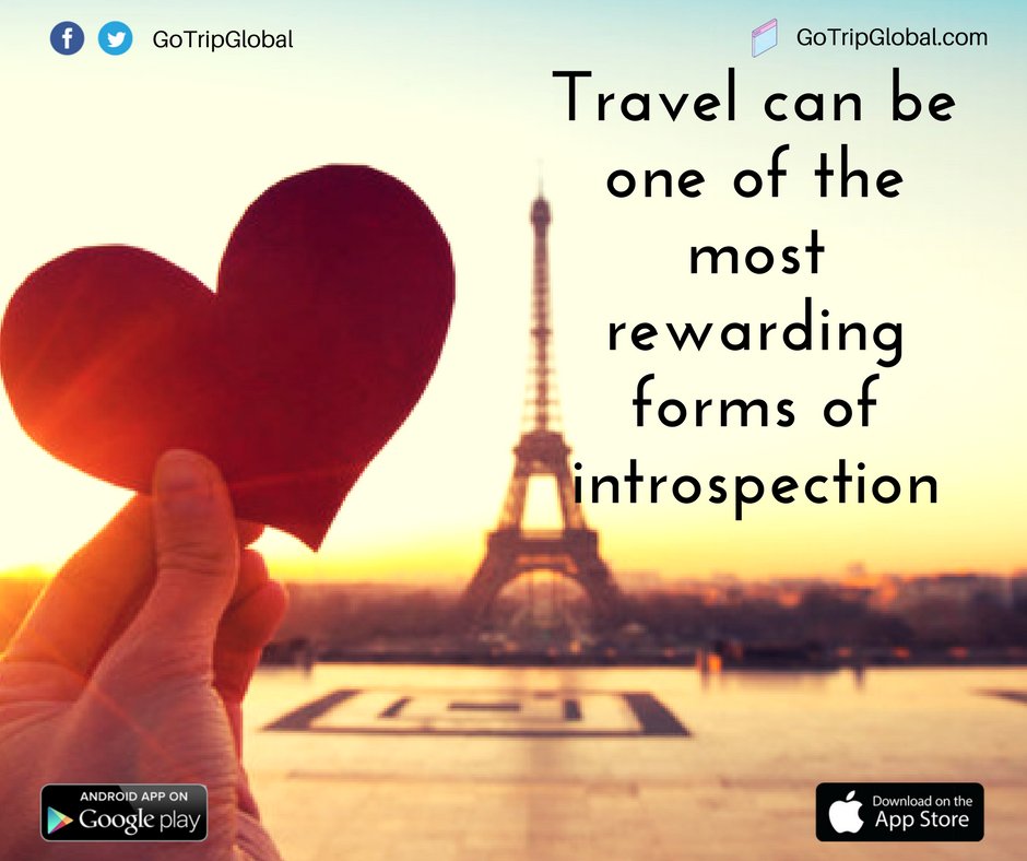 GoTripGlobal's tweet photo. Travel can be one of the most rewarding forms of introspection. #GoTripGlobal
#travel #traveling #vacation #visiting #instatravel #instago https://t.co/hWTx4VLAI2