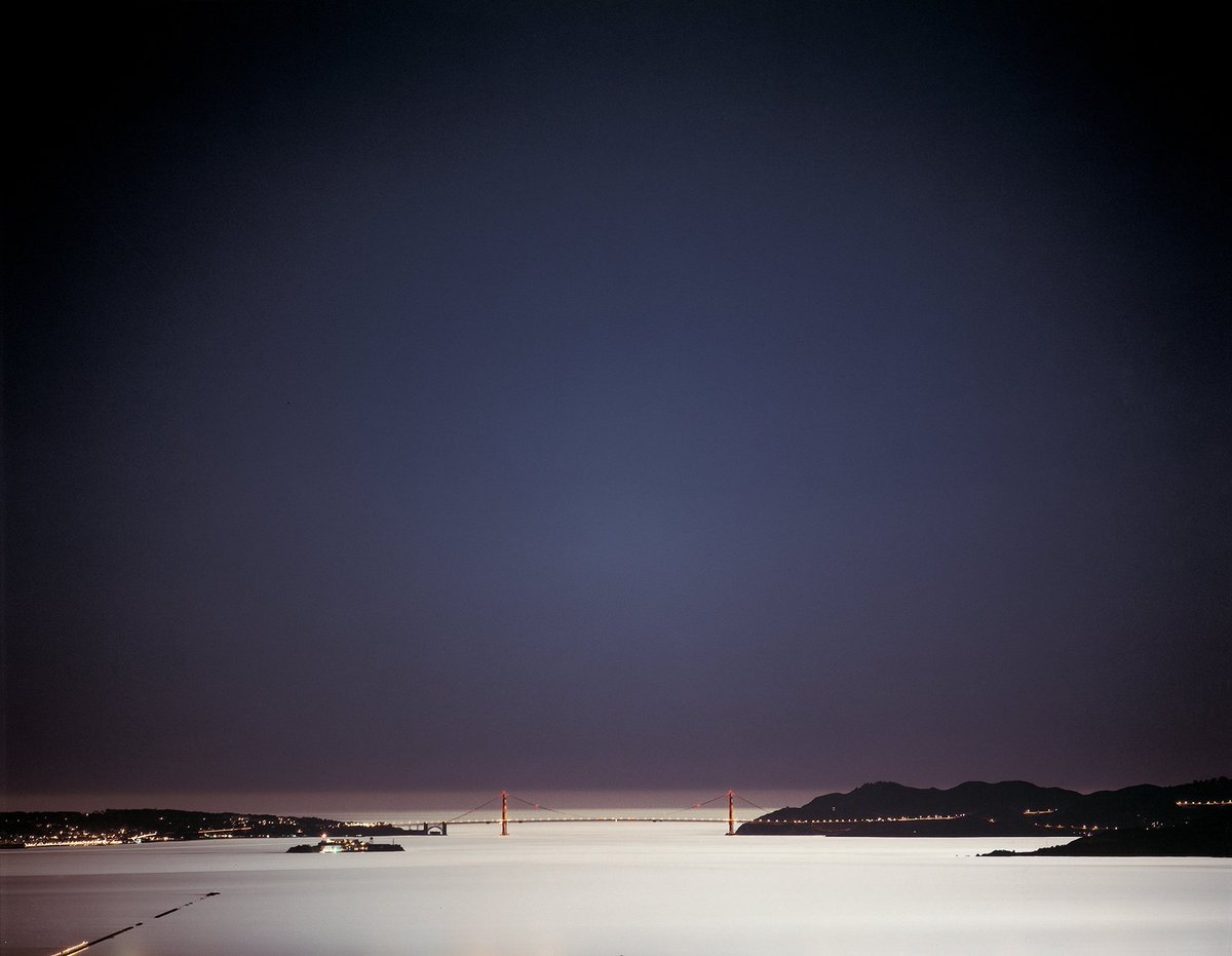 AkronArtMuseum's tweet photo. Richard Misrach, Golden Gate Bridge 3/20/00 4:05-5:00AM, 2000 on view in #Serialintent thru 9/10/17 only! https://t.co/vzgXK3QsbI #Misrach https://t.co/JFHmyyQDXb