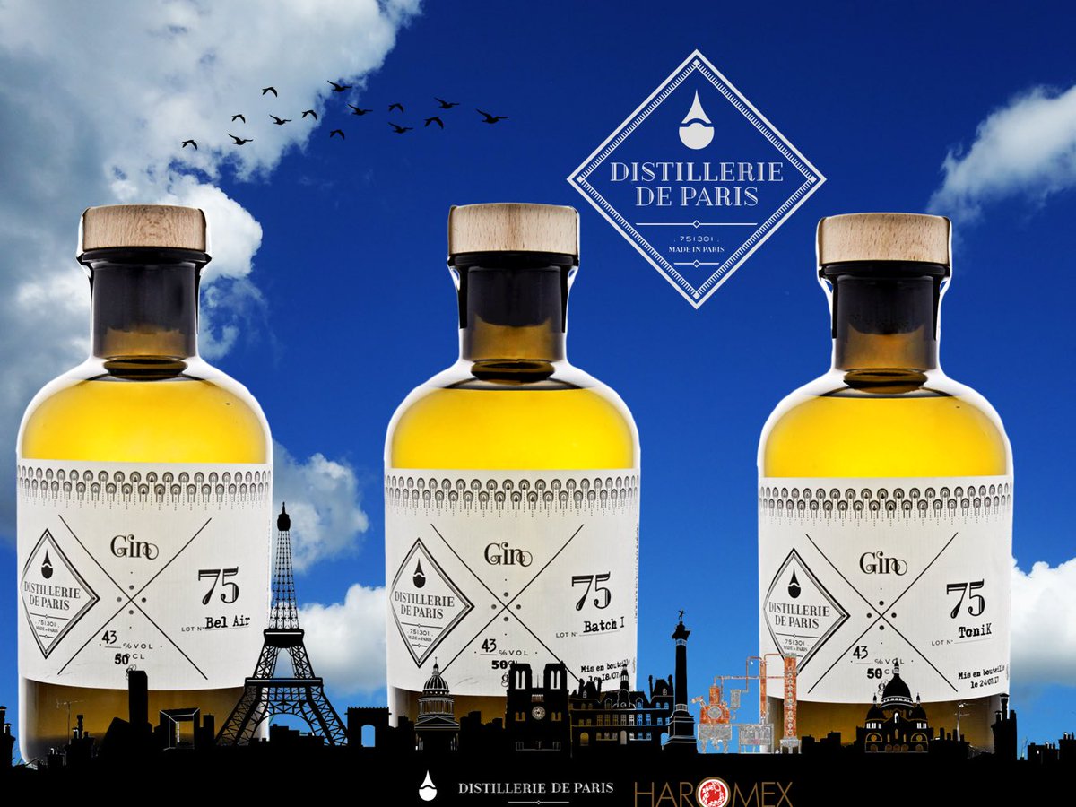 Nieuw in ons assortiment. #distilleriedeparis #gin #ginbatch #ginbatch1 #ginbelair #gintonik #ginparis #paris