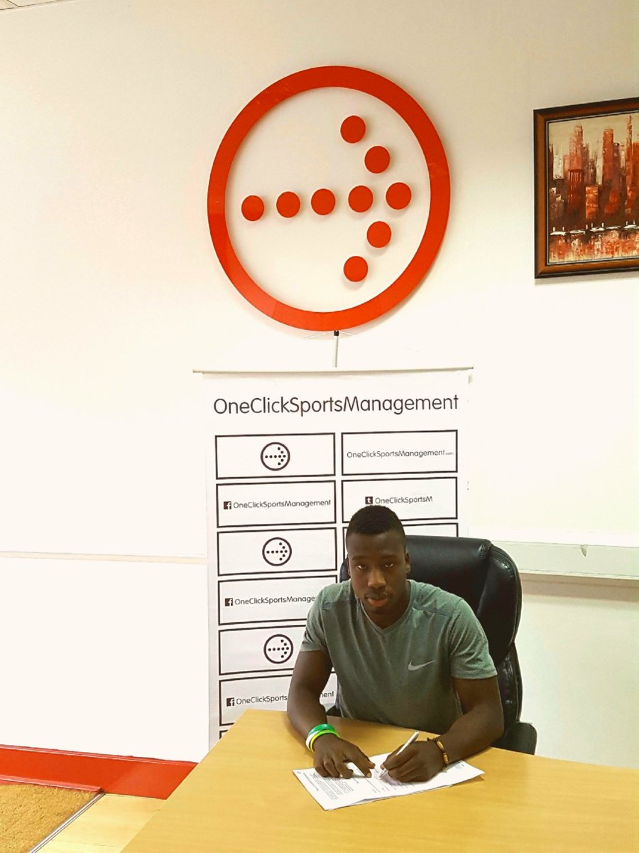 oneclicksportsm's tweet photo. Welcome to the #OneClick family Makeko who has come through the ranks @WillemII looking 2 make waves in #english game @priyesh_u80 #ocsm ☝️⚽ https://t.co/kuvBeypD4P