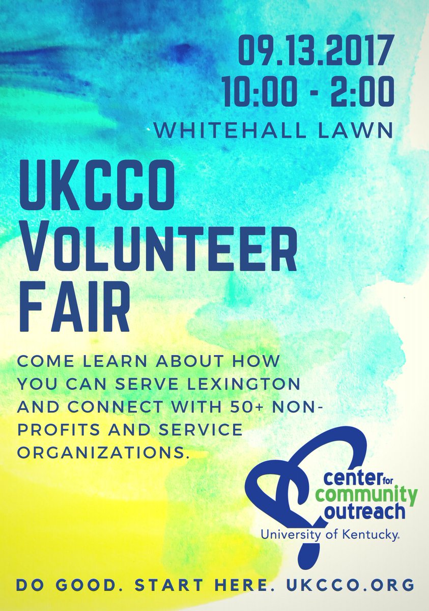 VOLUNTEER FAIR is next Wednesday!!!!!! 
Drop by WHITEHALL and connect with 50+ nonprofit and service organizations!!!!!