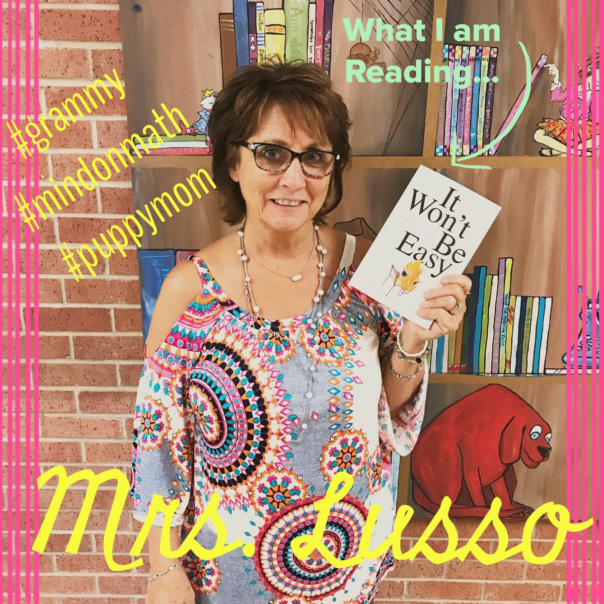 SGReaders's tweet photo. Mrs. Lusso is a #SGReader! #grammy #mindonmath #puppymom @southgeorgiapta @SouthGeorgia1 https://t.co/r6qutArq7a