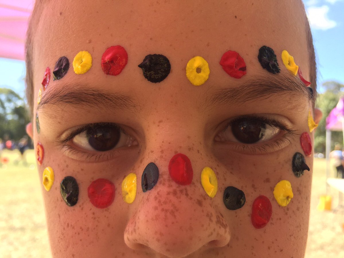 Naidoc Aboriginal Face Painting - loligoana