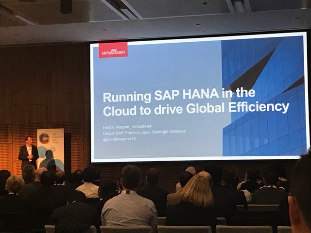 solucionetcp's tweet photo. virtustream : RT DellEMCANZ: .henrikwagner73 discusses how Virtustream enables SAP S/4HANA in the #Cloud at #SAUGS… https://t.co/n8RRgrj9KQ https://t.co/8l0d6CYzbG