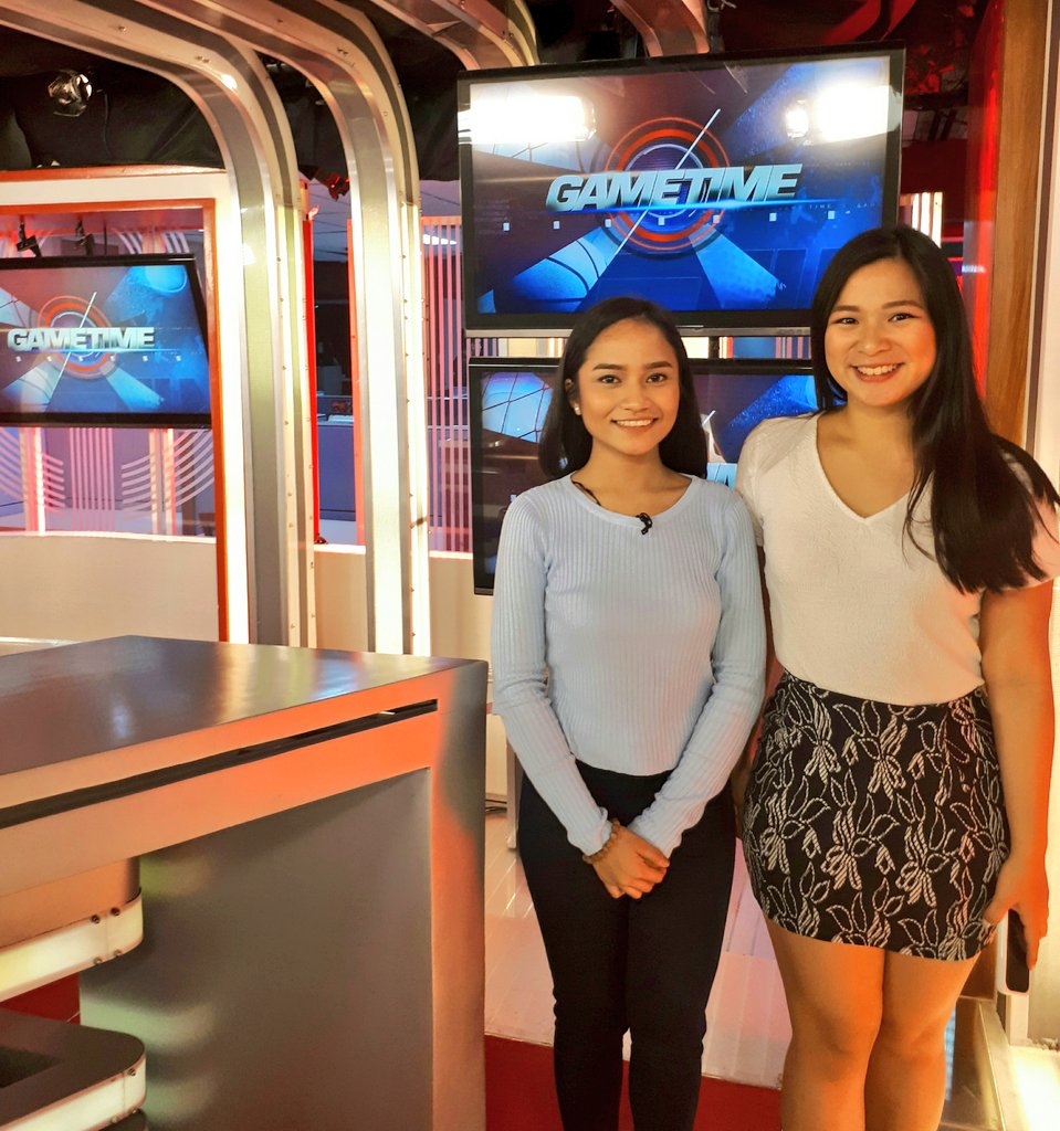 Tonight: We'll chat with two of the UAAP's new courtside reporters, Adamson's Nicole Sumagui and La Salle's Eileen Shi #GameTimeOnANC