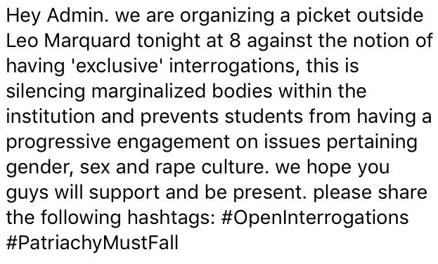 #PatriarchyMustFall tweet media