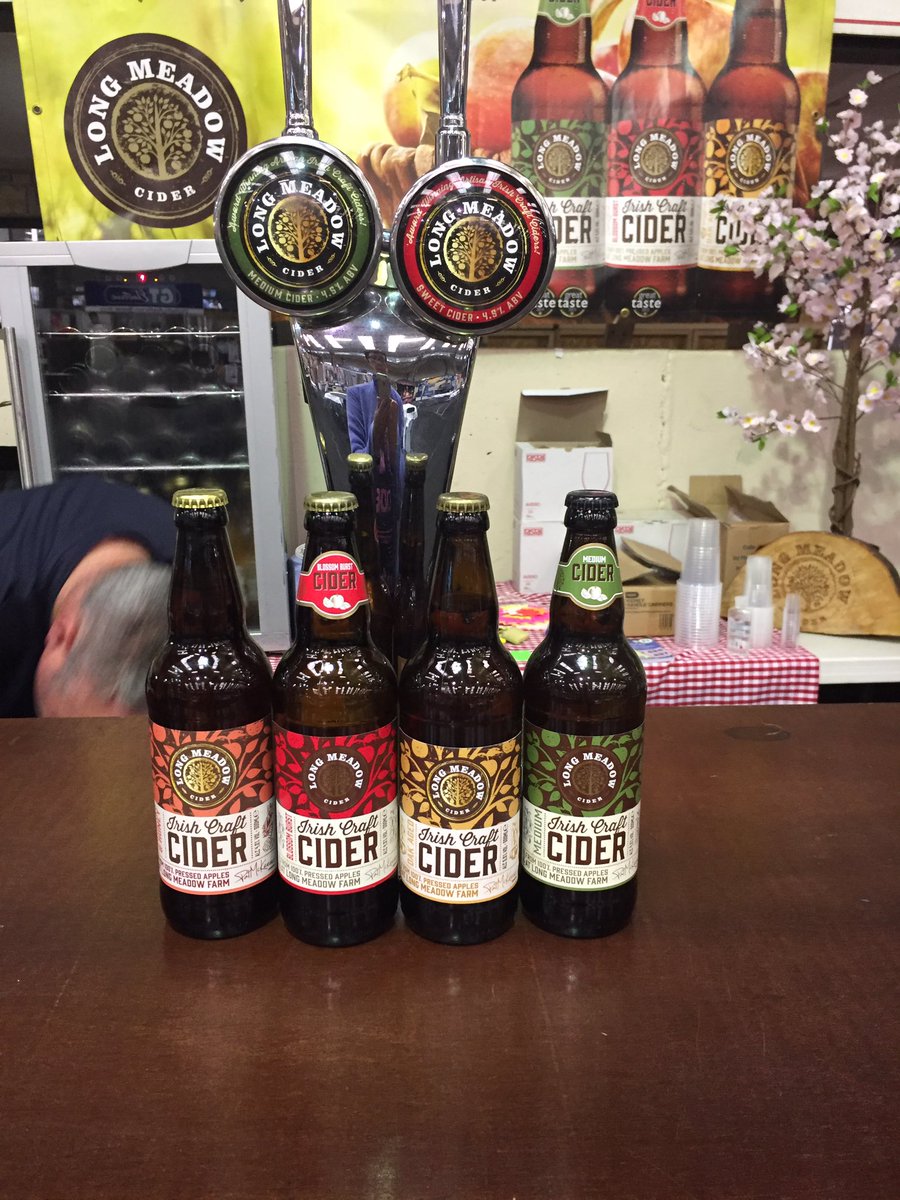 LongMeadowCider's tweet photo. @hotpress All products will be available @IrishBeerFest @TheRDS #CraftCider #PureToTheCore https://t.co/aePD8wxMtg