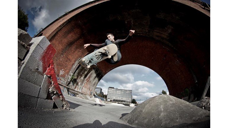 Dan is skateboarding a half marathon! To sponsor him, visit bit.ly/2wDUXer #fundraising #stockport #charity @projekts