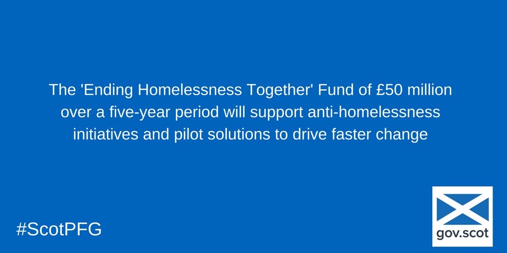 scotgov's tweet photo. Programme for Government includes steps to tackle homelessness include new expert group and new £10 million fund #scotpfg https://t.co/xBx5J0UPyx