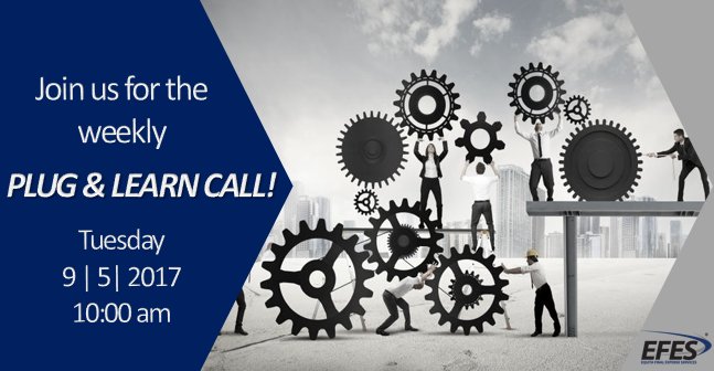 efesonline's tweet photo. Don't miss the EFES Plug and Learn today at 10:00 a.m. CST. Call 206-402-0100 Conference ID: 149036# #EFESCommunity https://t.co/d6HmKfuz2u