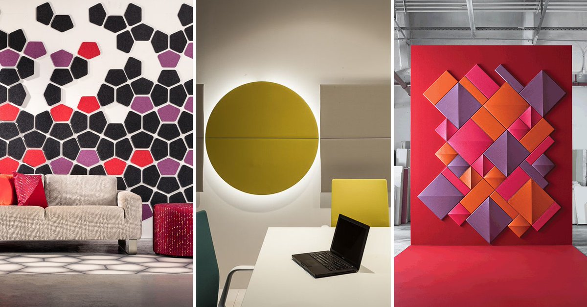 Architizer's tweet photo. Here's how to make acoustic panels the major design moment of your project #ArchitizerSource https://t.co/g7h5J08fSs https://t.co/uccsAZeo8Q