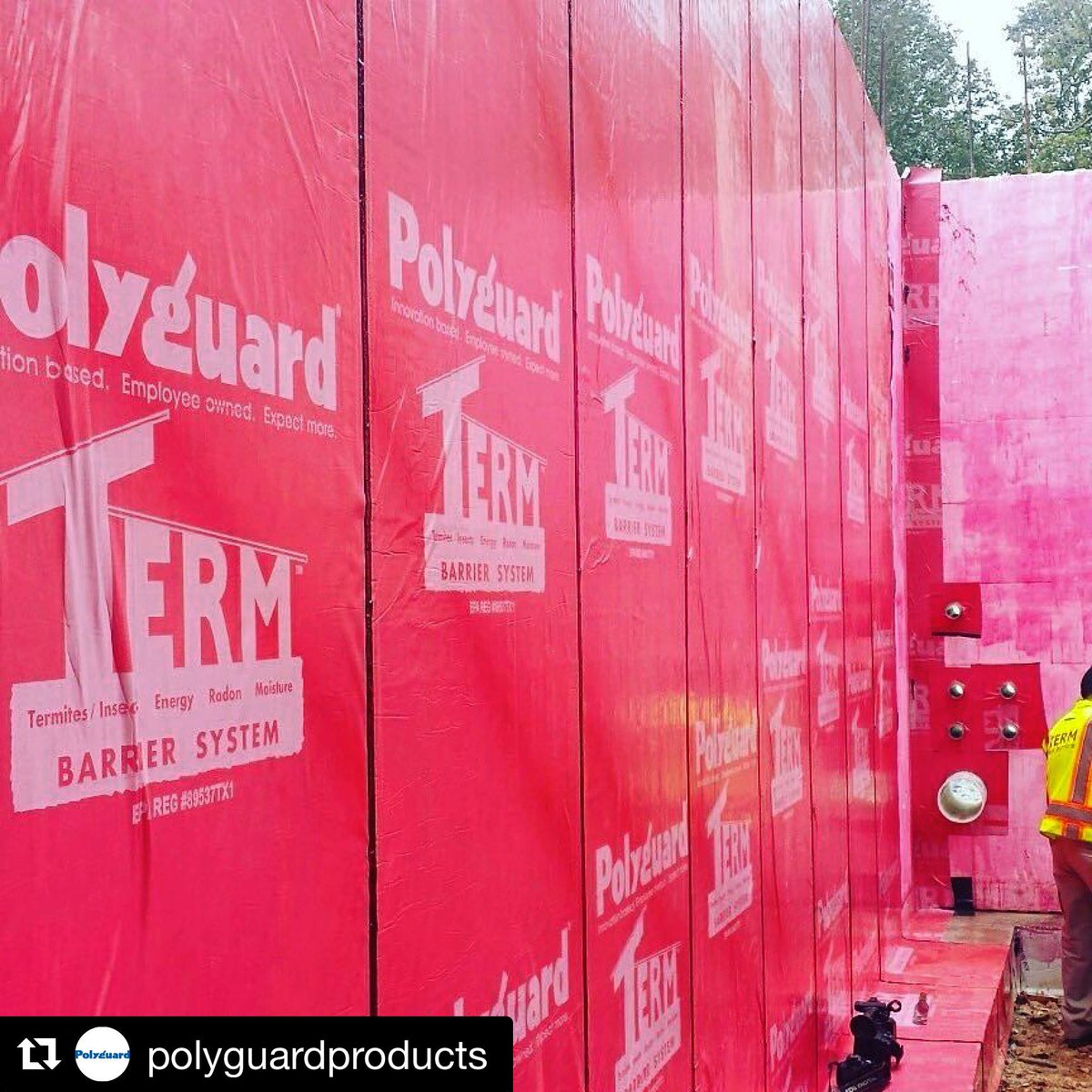 IcfBase's tweet photo. Discover waterproofing membranes like @PolyGuardUSA as a fast &amp; efficient way in protecting your #ICF #insulatedconcreteforms #icfhub #icfma https://t.co/m8dtiqKj8s