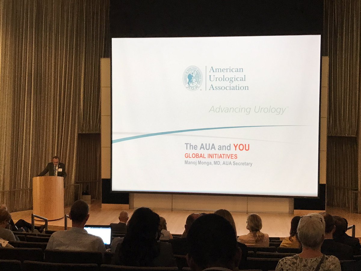 CopMich's tweet photo. Dr. Manoj Monga, Secretary of the AUA, discussing Global Outreach Initiatives of the AUA #CopMich17 https://t.co/vlajakyxPz
