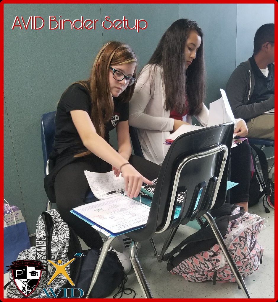 Mrs_SRussell's tweet photo. @CHISDCCR @CHCollegiate Grade 8 oganizing their @AVIDTexas Binders today! #moredividersplease #shaketestready #AVIDBinder https://t.co/3pjrO9i5HX