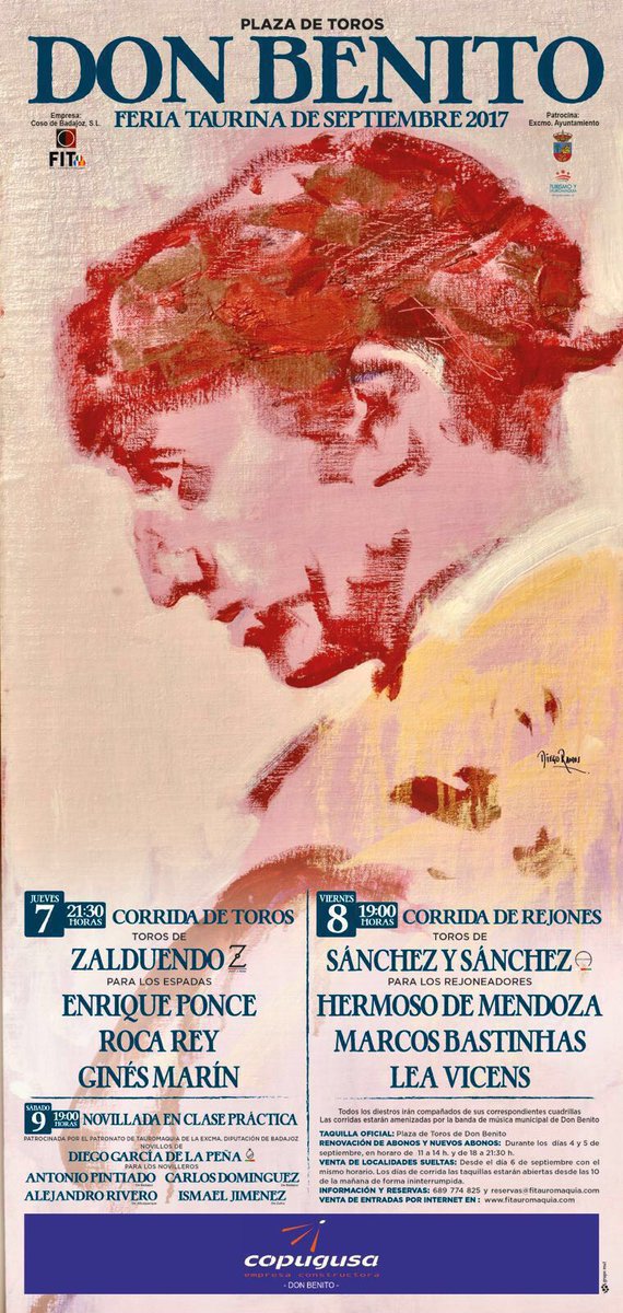 taurinoclubdb's tweet photo. Disponible en nuestro local @taurinoclubdb precios de las entradas para abonos, corrida y rejoneo de los festejos para la Feria 2017 #toros https://t.co/l4ZgarsSpZ